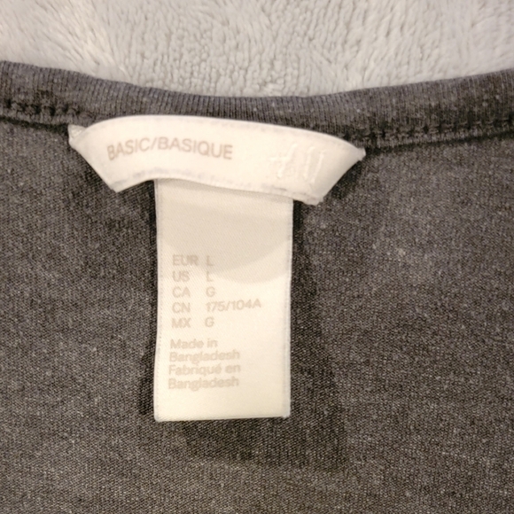 Basic Dark Gray Tank Size L - Picture 5 of 5